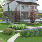 Bassion 24 Bundles Fake Lavender Artificial Flowers for Outdoors, Purple