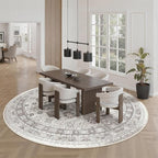 zesthome 8ft Round Rugs for Living Room, Non-Slip Washable Round Area Rugs - Image 9
