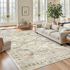 6x9 Area Rug for Living Room Washable 6x9 Non-Slip Modern Rugs for Bedroom by Soalmost
