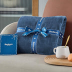 Bedsure GentleSoft Fleece Throw Blanket Mineral Blue - Image 7