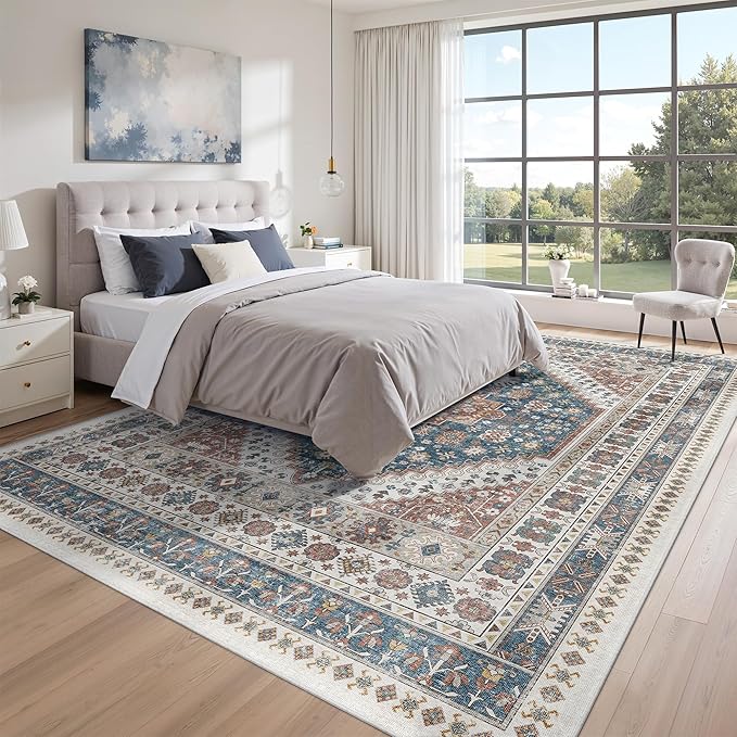 zesthome 9x12 Area Rugs, Stain Resistant Washable Rug, Ultra-Thin Rugs - Image 9
