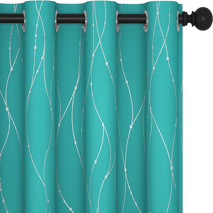 Deconovo Blackout Curtains for Living Room, Thermal Insulated Soundproof Drapes by Deconovo
