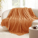 Bedsure GentleSoft Orange Twin XL Blanket - Image 8