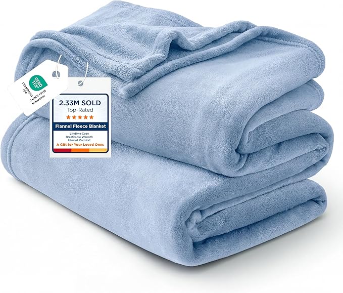 Bedsure GentleSoft Fleece King Size Blankets by BEDSURE
