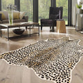 Cheetah Print Rug, Leopard Rug 5.2x7 Faux Animal Print Skin Cheetah Area Rug by WARMHAVEN