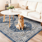 Washable 4x8 Hallway Runner Rug: Vintage 8ft Soft Runners - Image 2