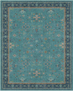 Hazo Haus Teal 3x6 Wide Non Slip Kitchen Rug - Image 8