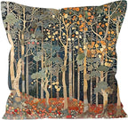 Rustic Autumn Forest Pillow Covers 18x18 Double-Sided, Fall Home Room Decor by Unknown