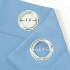 LEMOMO Sky Blue Thermal Blackout Curtains/52 x 72 Inch/Set of 2 Panels Room - Image 6