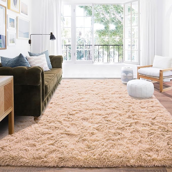 Rugs for Living Room 6x9, Soft Shaggy Modern Shag Area Rug for Bedroom - Image 9