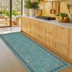 Boho 2'6"x10' Wide Hallway Runner Rugs - Image 3