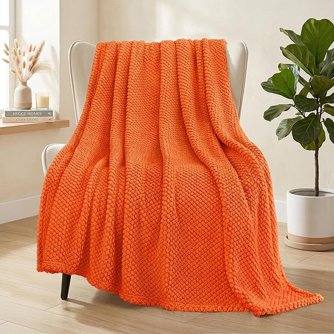 Whale Flotilla Extra Large Fuzzy Fleece Throw Blanket by WHALEFLOTILLA
