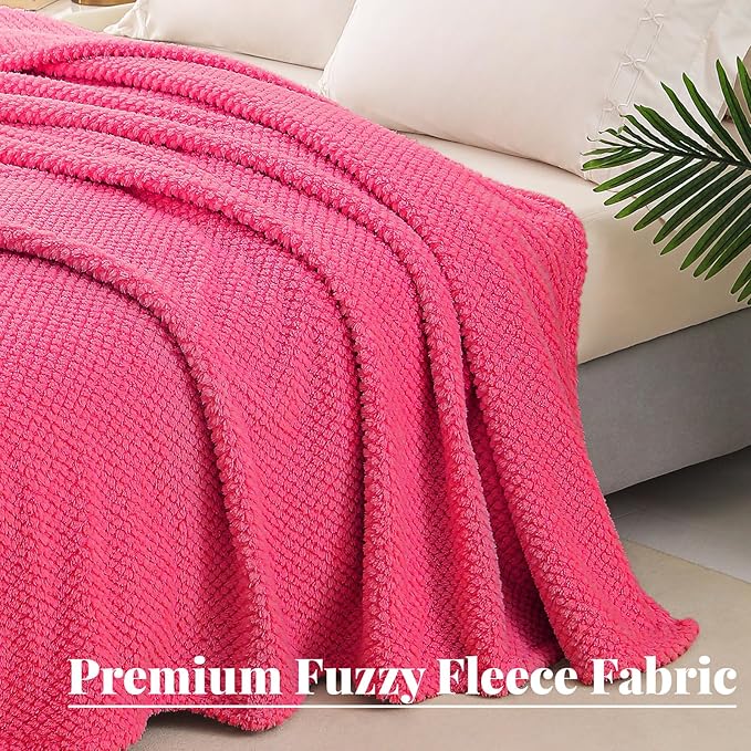 Whale Flotilla King Size Fuzzy Fleece Blanket - Image 5