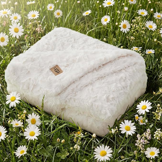 UGG Adalee Faux Fur Throw Blanket - Image 2