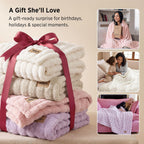 Bedsure Cloud Bubble Throw Blanket, Light Purple Gifts Room Decor, 50"×60"