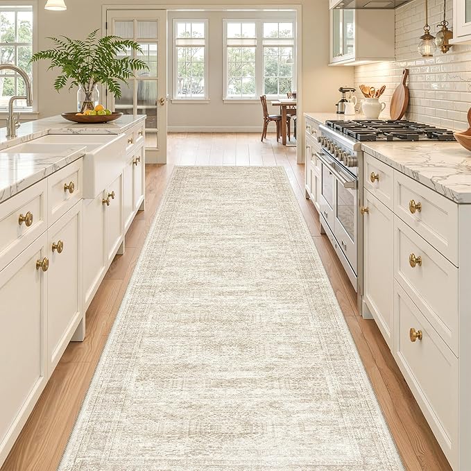 Washable Runner Rug 2.5x12, Non-Slip Long Bathroom Rugs Runner - Image 3