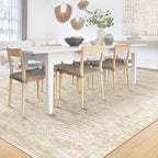 6x9 Area Rugs for Living Room: Washable Moroccan Geometric Boho Rug Farmhouse - Image 2