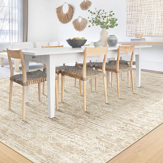 Washable Area Rug 5x7: Moroccan Rug - Image 2