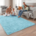Ophanie 5x8 Light Blue Rugs for Living Room, Kids Nursery Rug Aesthetic - Image 5