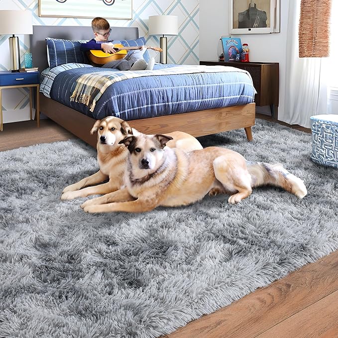 9x12 Area Rug for Living Room, Ultra Soft Large Shag Rug for Bedroom, Upgrade - Image 3