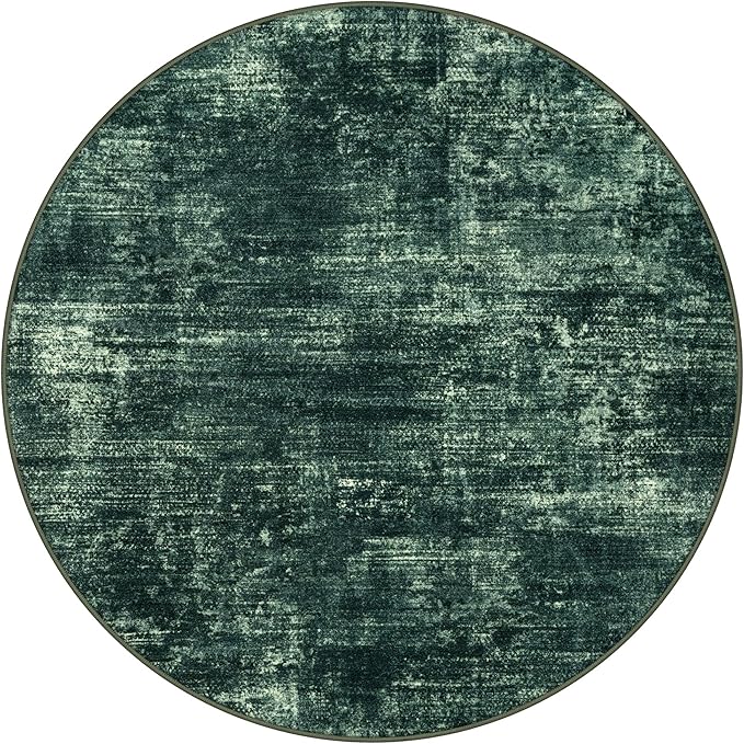 IOHOUZE Round Area Rug 3 Ft Circle Entryway Rugs Round Washable Door Mat Indoor - Image 9