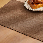 ZeeMart Rustic Cotton Linen Table Runner, 13x60 Inches Brown