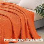 Whale Flotilla Extra Large Fuzzy Fleece Throw Blanket - Image 2