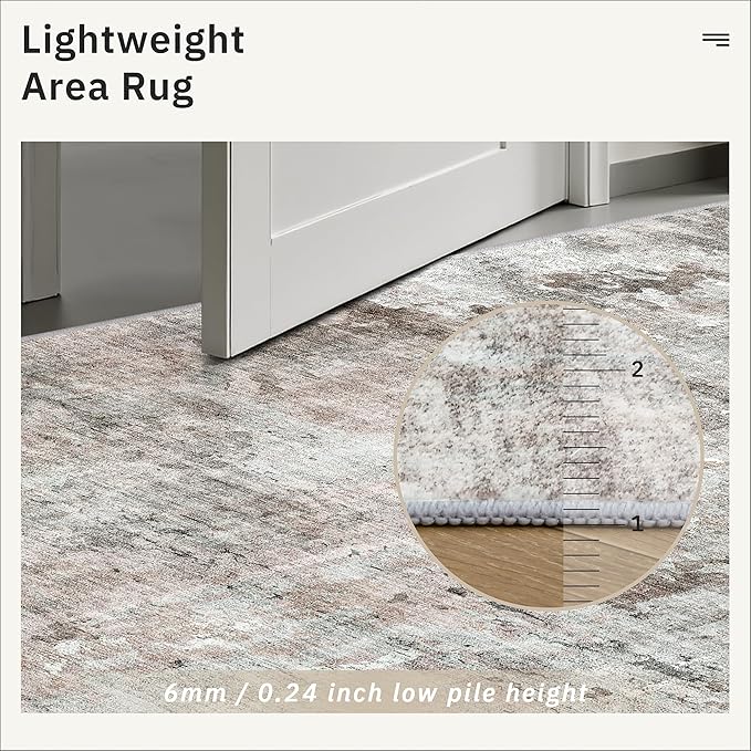 Soalmost 2x3 Abstract Washable Rugs - Image 7