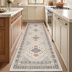 Runner Rug 2x8 Runners for Hallways Non Slip Washable, Vintage Hallway Runner - Image 2