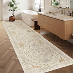 Madane Hallway Runner Rug 2'6''x12', Non Slip Vintage 12ft Runners - Image 4