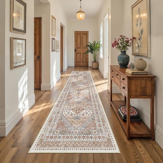 Kitchen Runner Rug Non Slip Washable 2.5x10, Soft Ultra-Thin Entryway Rug - Image 5