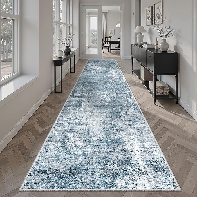 Runner Rug 2'6" x 12' Washable Non-Slip 2.5x12 ft Long Runner Rugs - Image 2