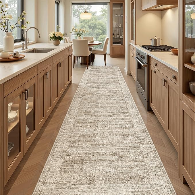Runner Rug 2x12 Washable Non-Slip Hallway Runner Rugs - Image 2