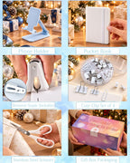 White Desk Accessories 21-Piece Office Supplies Gift Set