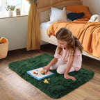Small Area Rug, 2x3 Rug for Bedroom Shaggy Throw Rugs for Dorm Rug, Soft Shag - Image 3