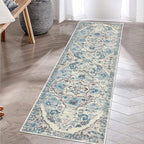 HEBE Hallway Runner Rug 2'x6' Washable Vintage Distressed Area Rugs Non Slip - Image 7