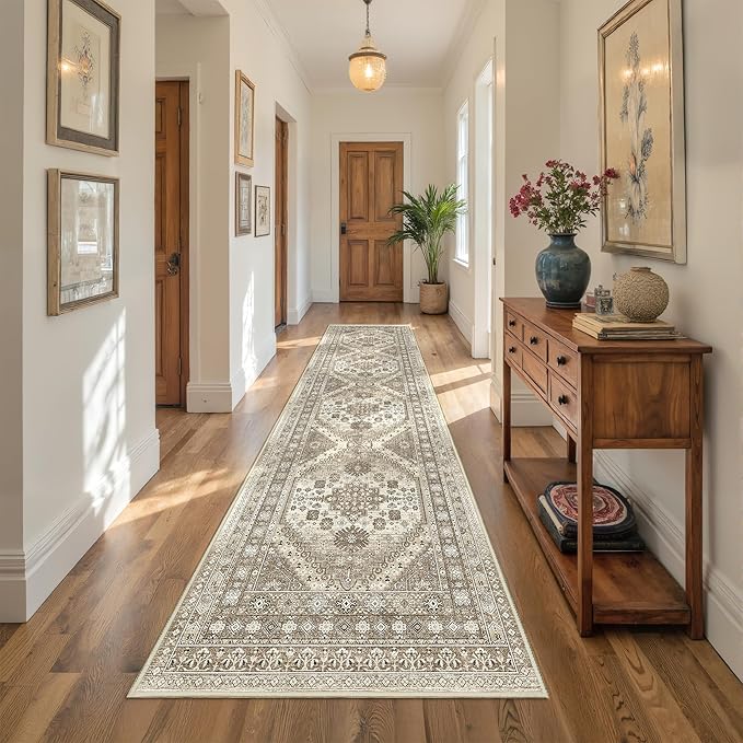 Kitchen Runner Rug Non Slip Washable 2.5x10, Soft Ultra-Thin Entryway Rug - Image 5
