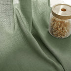 Olive Green Curtains 120 inch Length 2 Panels - Image 4