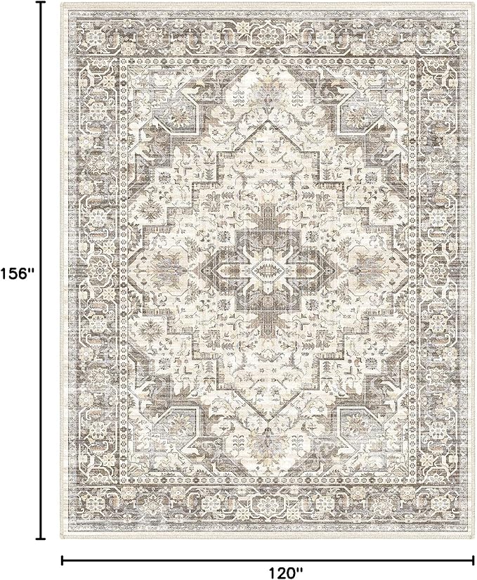 Area Rug Machine Washable Rug 10'x13' - Image 3