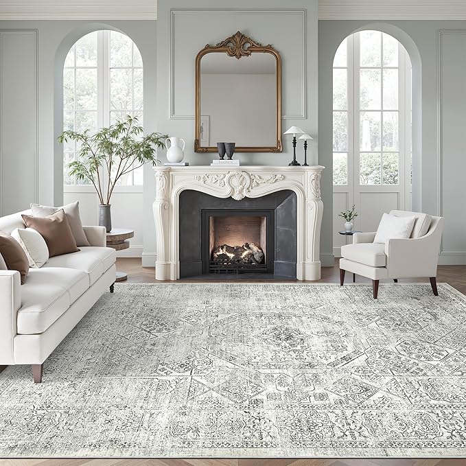 Washable Area Rug 8x10 by Soalmost