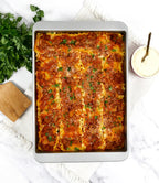 USA Pan Nonstick Roasting and Deep Lasagna Pan, 16 x 10.3-Inch