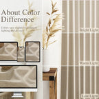 Taupe Burlywood Curtains 120 Inches Long - Image 3