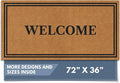 Barnyard Designs Natural Coco Coir Heavy Duty Backing Doormat by BarnyardDesigns