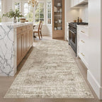 Hallway Runner Rug 4x8 Wide: Washable Thin Runners by Soalmost