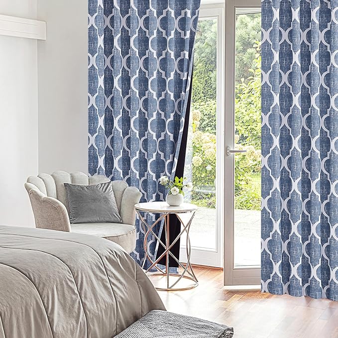 Beauoop 100% Blackout Curtains 84 Inches Long 2 Panels - Image 7