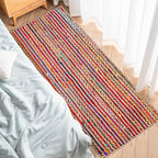 Hausattire Bohemian Braided Runner Rug 2'x6' - Image 2