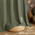NICETOWN Linen Curtains 84 inch Long, Grommet Thick Linen Blend Window - Image 7