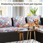 8Pcs Stretch Patio Cushion Covers, Outdoor Couch Covers Replacement, Outdoor - Image 6