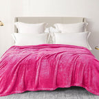 Exclusivo Mezcla Plush Fuzzy Fleece Bed Blanket Queen Size, Super Soft by ExclusivoMezcla