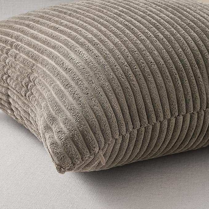 Topfinel 4 Packs Natural Decorative Throw Pillows Covers 24x24 Inch - Image 5